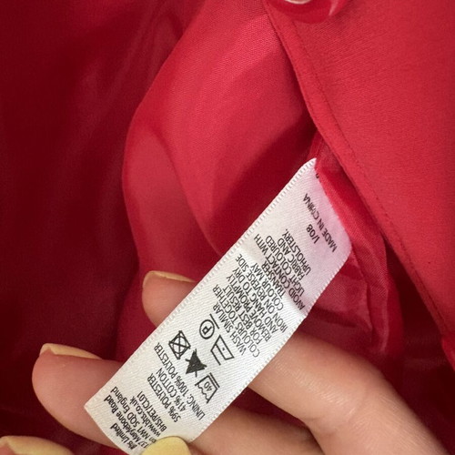BHS trench coat size 48 like new, red