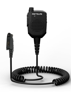 Retevis HM005 Αδιάβροχο Διπλής Κατεύθυνσης Ραδιοφωνικό Μικρόφωνο Νέο