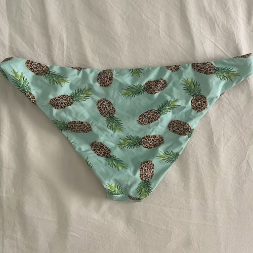 Calzedonia kids' bikini 13-14 years turquoise with pineapples