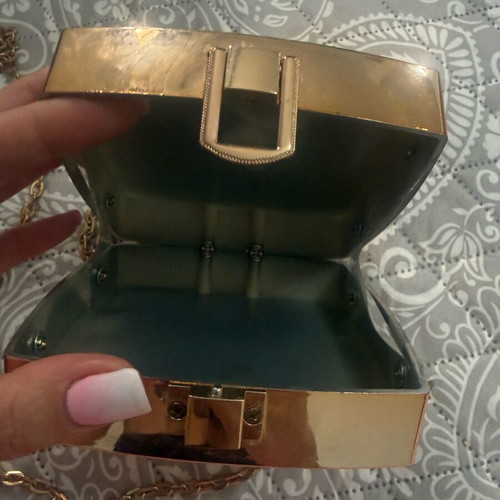 Gold small bag like new