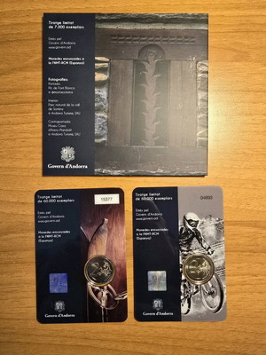 Συλλεκτικό Σετ 2 Ευρώ Ανδόρα 2024 Καινούργιο