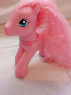 My Little Pony G3 Pinkie Pie figure used, 2007 Hasbro 25th Birthday Celebration