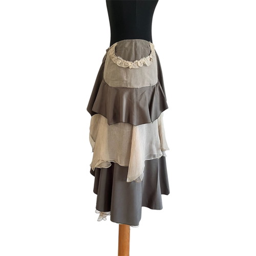 Christoforos Kotentos multilayered Y2K skirt like new, green