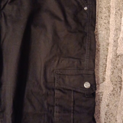 Plus size men's cargo pants No 42/56 black like new