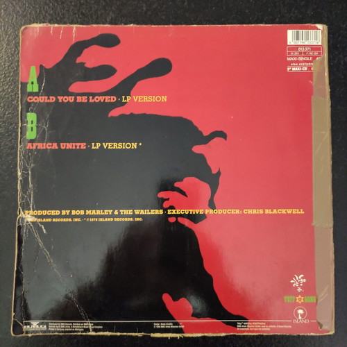 Bob Marley & The Wailers Could You Be Loved 12″ Maxi‑Single used, Germany pressing 1990
