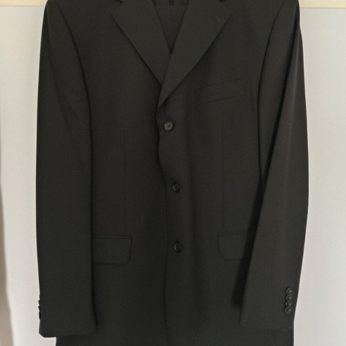 Glou straight fit black suit-pants set like new
