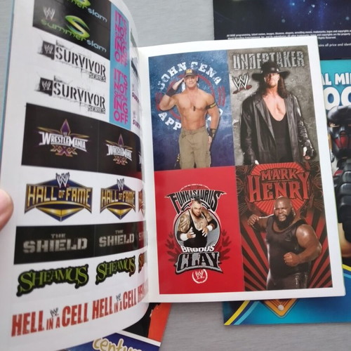 WWE 4 Book Box Set Collection used, kids pro-wrestling books