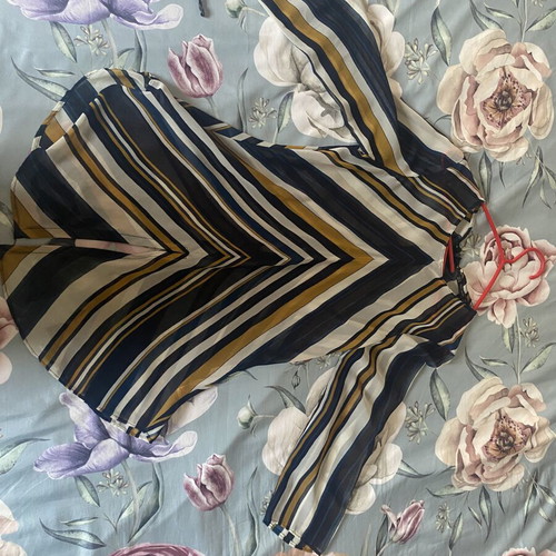 Zara shirt with small front and back openings, multicolored