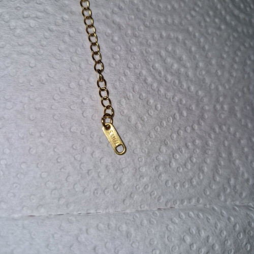 Stainless steel bracelet gold tone new