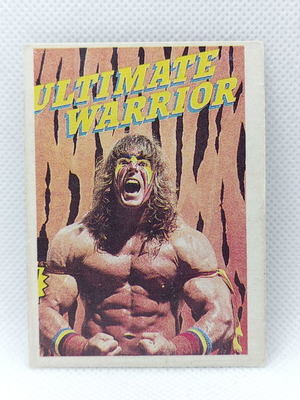The Ultimate Warrior WWF συλλεκτικό χαρτάκι από τους «Γίγαντες του Κατς»
