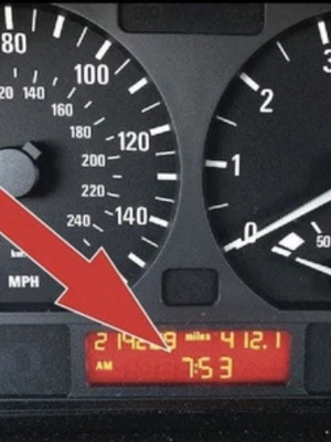 BMW E46 κουμπί ρύθμισης ρολογιού καντράν καινούργιο