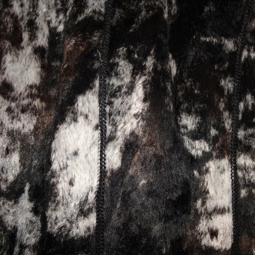 Handmade reversible leather and real fur coat, size M