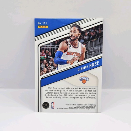 Panini Elite Derrick Rose blue like new /99