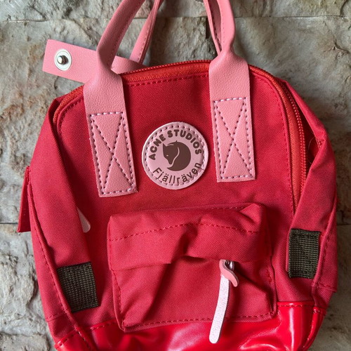 Acne Studios Fjällräven crossbody bag new, watermelon color