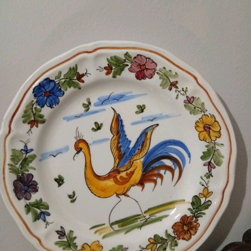 Handmade plates hand-painted like new