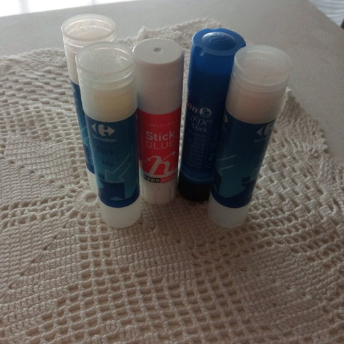 Craft glues new, pack of 5 pieces