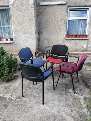Chairs used with wear, set of 3 plus 1 free