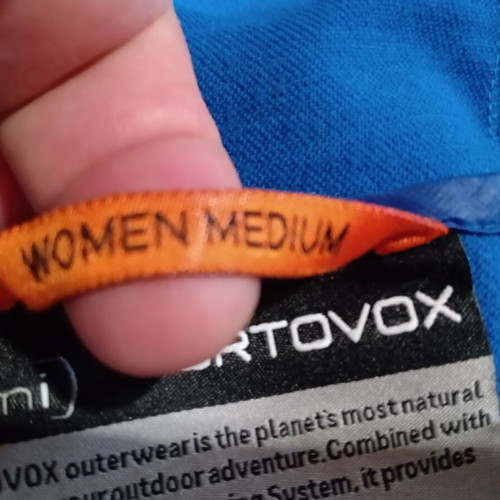 Ortovox Piz Palu Women's Jacket Swiss Virgin Wool Size M Like New