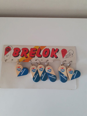 Keychain set New Democracy 90s, new, pack of 6