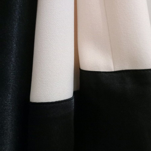 Rita Pateroni official dress white like new with black satin belt
