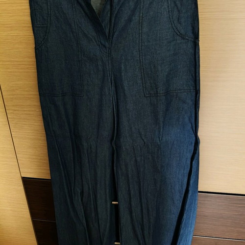 Pants like new, size L 40 12, blue with denim texture