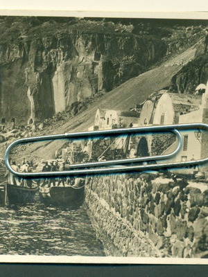 Παλιά καρτποστάλ Σαντορίνη άποψη πριν το 1930 μεταχειρισμένη