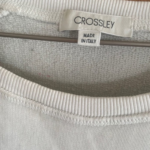 Crossley oversized sweatshirt dress like new, grey, organic cotton