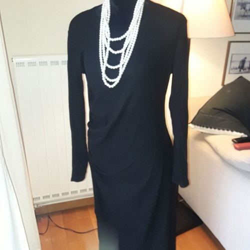 Zara ribbed stretch dress new, black, size XL