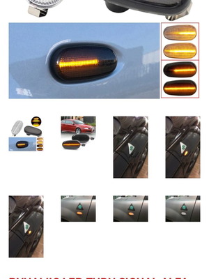 Alfa Romeo Φλας LED για Μοντέλα 147, GT, Mito Καινούργιο Ζευγάρι