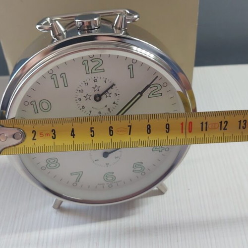Peter metal alarm clock new, vintage 11 cm