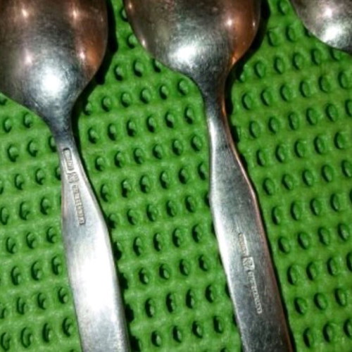 Solingen cutlery set used with 1 ladle, 7 spoons, 7 knives, 8 forks and 4 small spoons