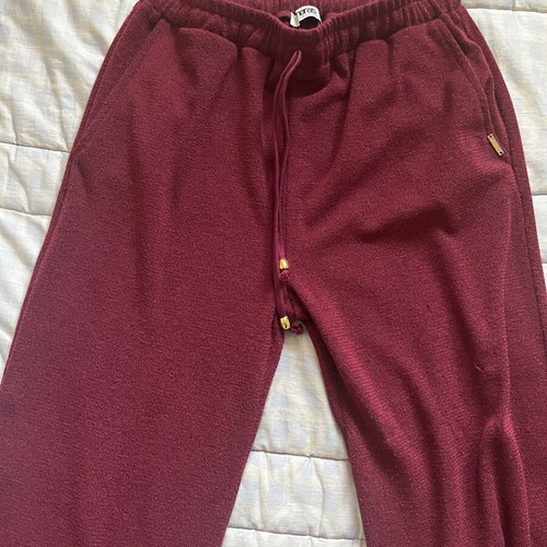 Set blouse with pants like new, red