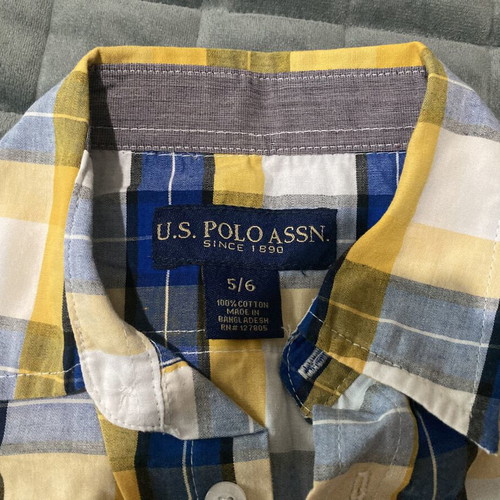 U.S.Polo Assn. children's shirt like new, colorful, size 110 cm