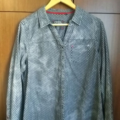 Cecil women's shirt like new, gray, size L