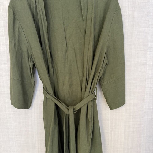 Vassia Kostara linen set like new, green blazer S/M and pants S