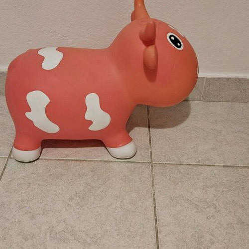 Bella cow Hop hop like new, pink toy