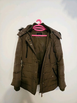 Zara jacket like new, warm, brown, size M
