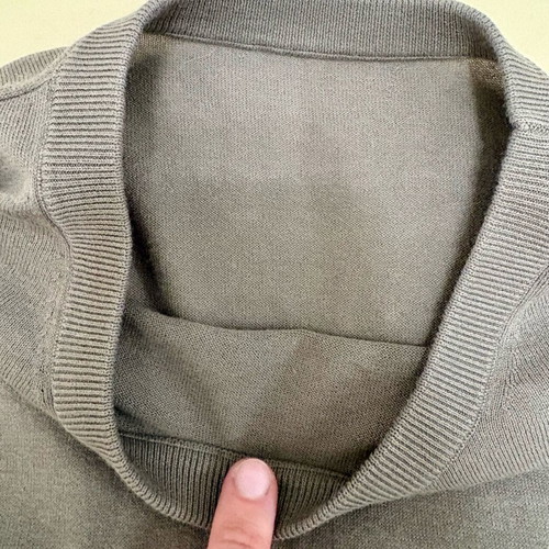 Massimo Dutti cotton and silk sweater new, size M, green