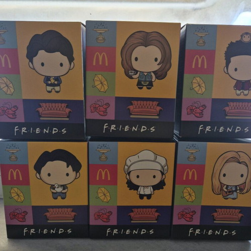 Friends x McDonald’s collectible figures new