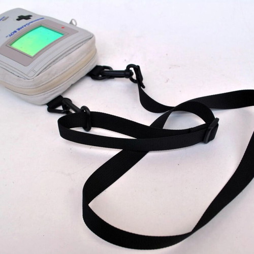 Game Boy Shape Sling Bag used by Zara, gray polyester
