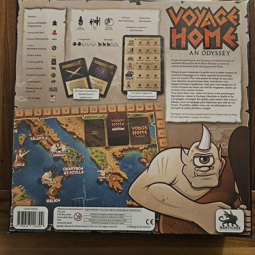 Matt Armstrong's Voyage Home: An Odyssey board game, sealed