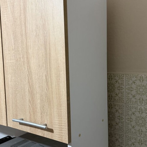 Bezen kitchen cabinet Sonoma white like new 101x42x185cm
