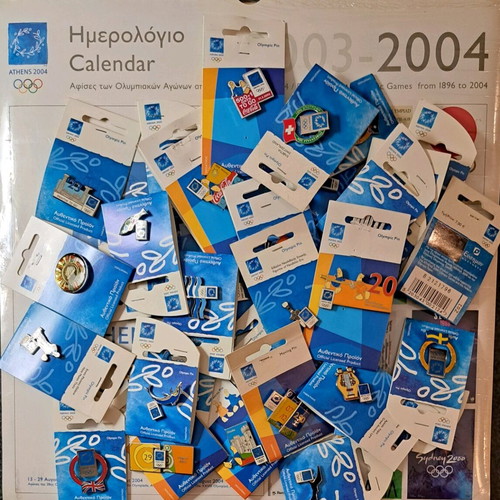 Athens 2004 Olympic Games pins new, lot of 31 pieces