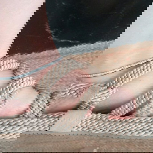 Nak σχοινένια πέδιλα μεταχειρισμένα, μπεζ, νούμερο 39