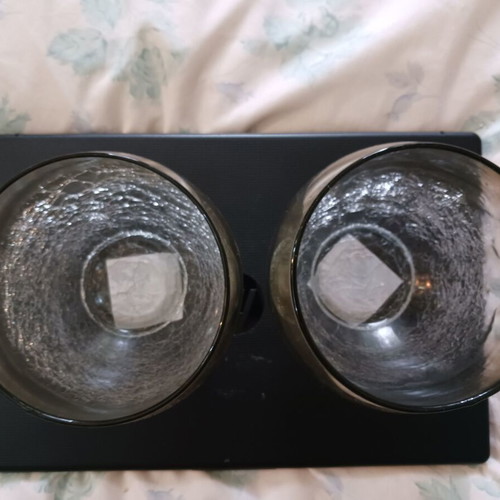 Glass vases new, set of 2 pieces