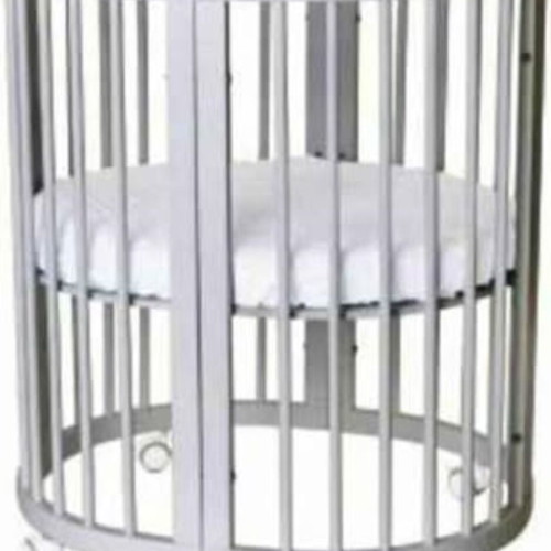 Ingvart Baby Cot with 2 Mattresses like new