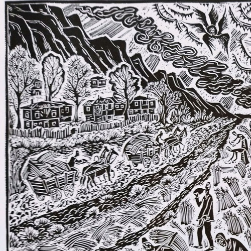 Linocut Harvest new