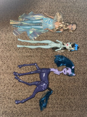 Monster High dolls set with three original dolls