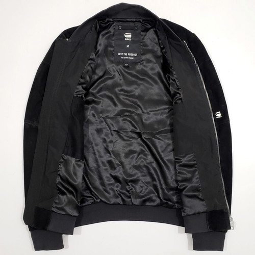 G-Star Raw men's suede leather jacket like new, size M-L, black