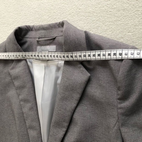 H&M women's blazer gray like new, size L